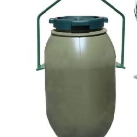 Bidon de 60 litros con asa de forja para colgar los