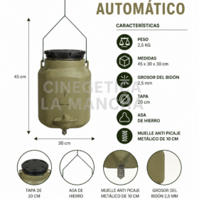 COMEDERO PARA MENOR DE MUELLE 35 LITROS